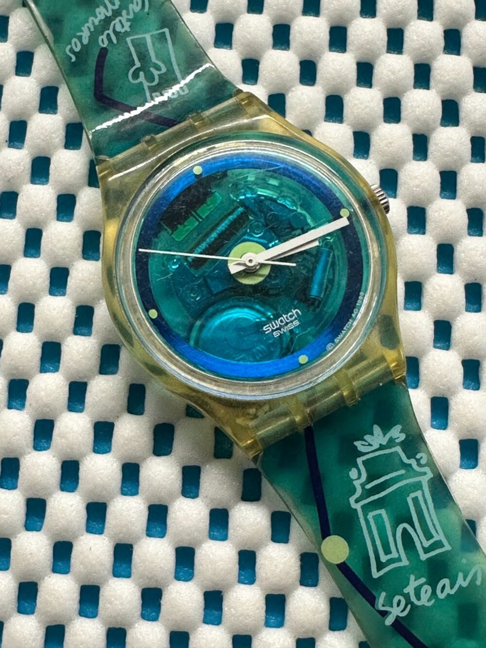 Swatch Watch Monte Da Lua SKK113 Vintage 1999